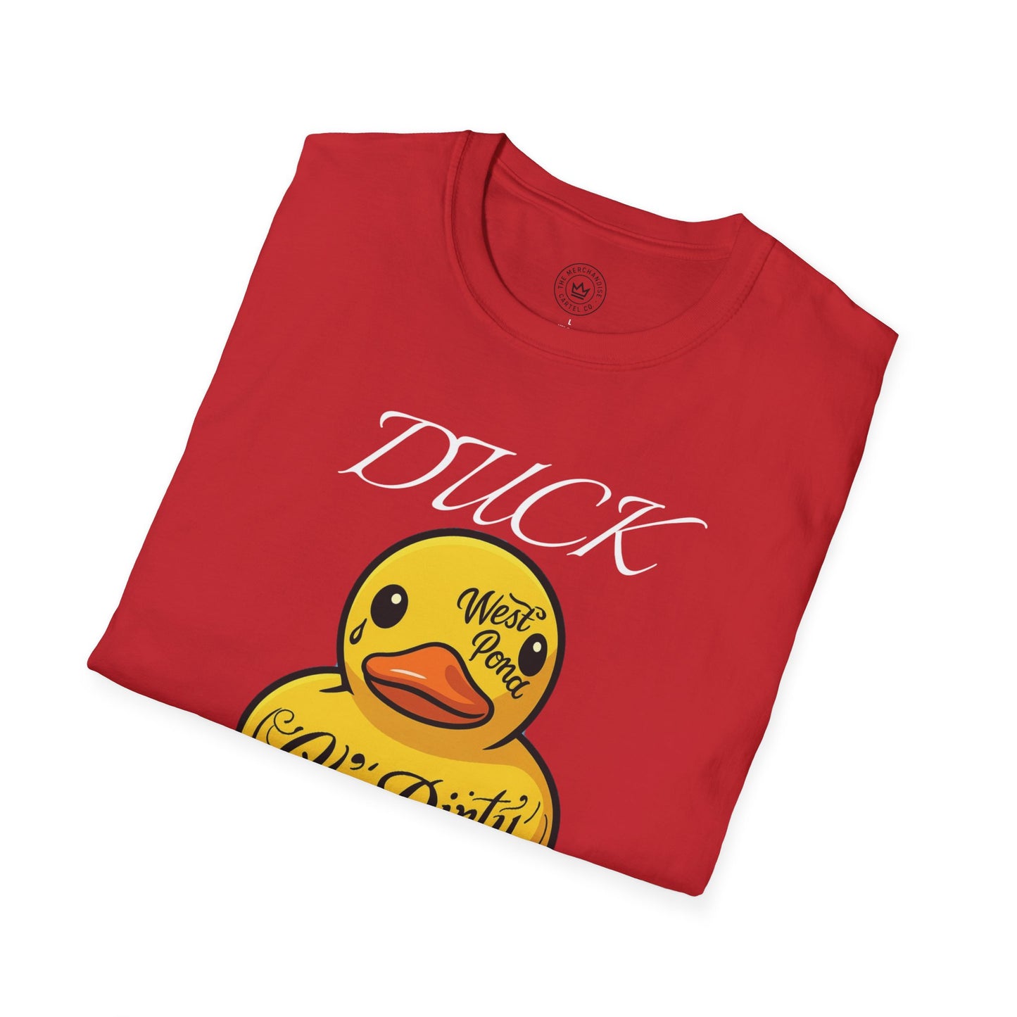 Rubber Duck Unisex T-Shirt with 'Duck Off' Design