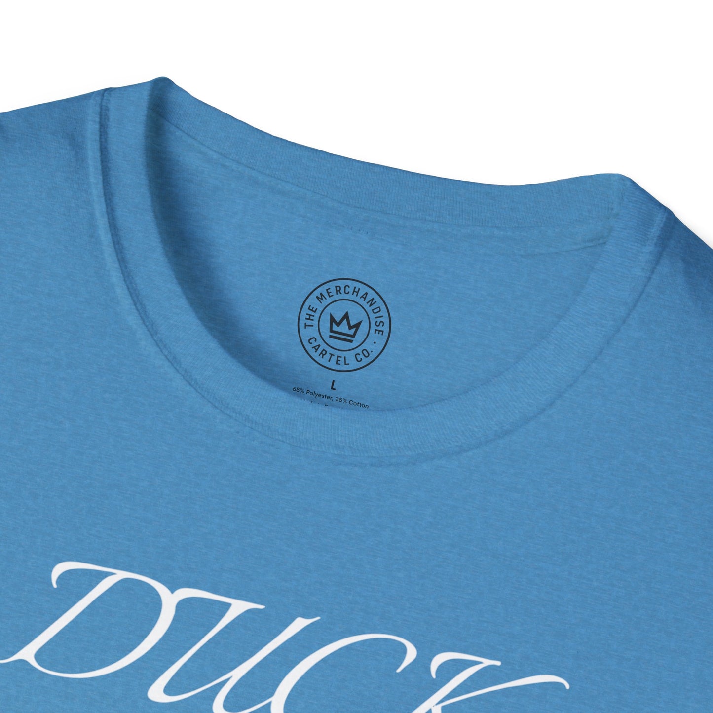 Rubber Duck Unisex T-Shirt with 'Duck Off' Design