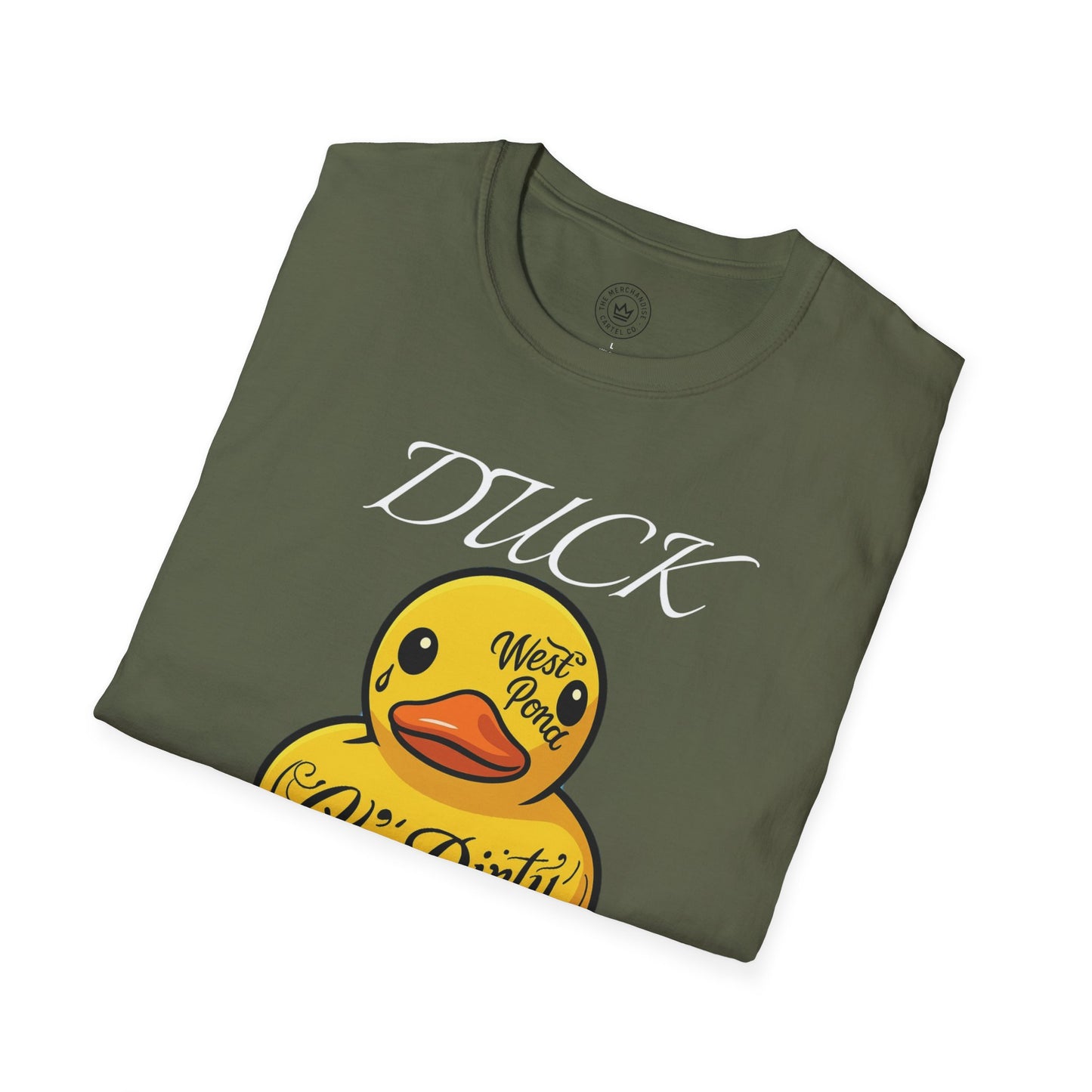 Rubber Duck Unisex T-Shirt with 'Duck Off' Design