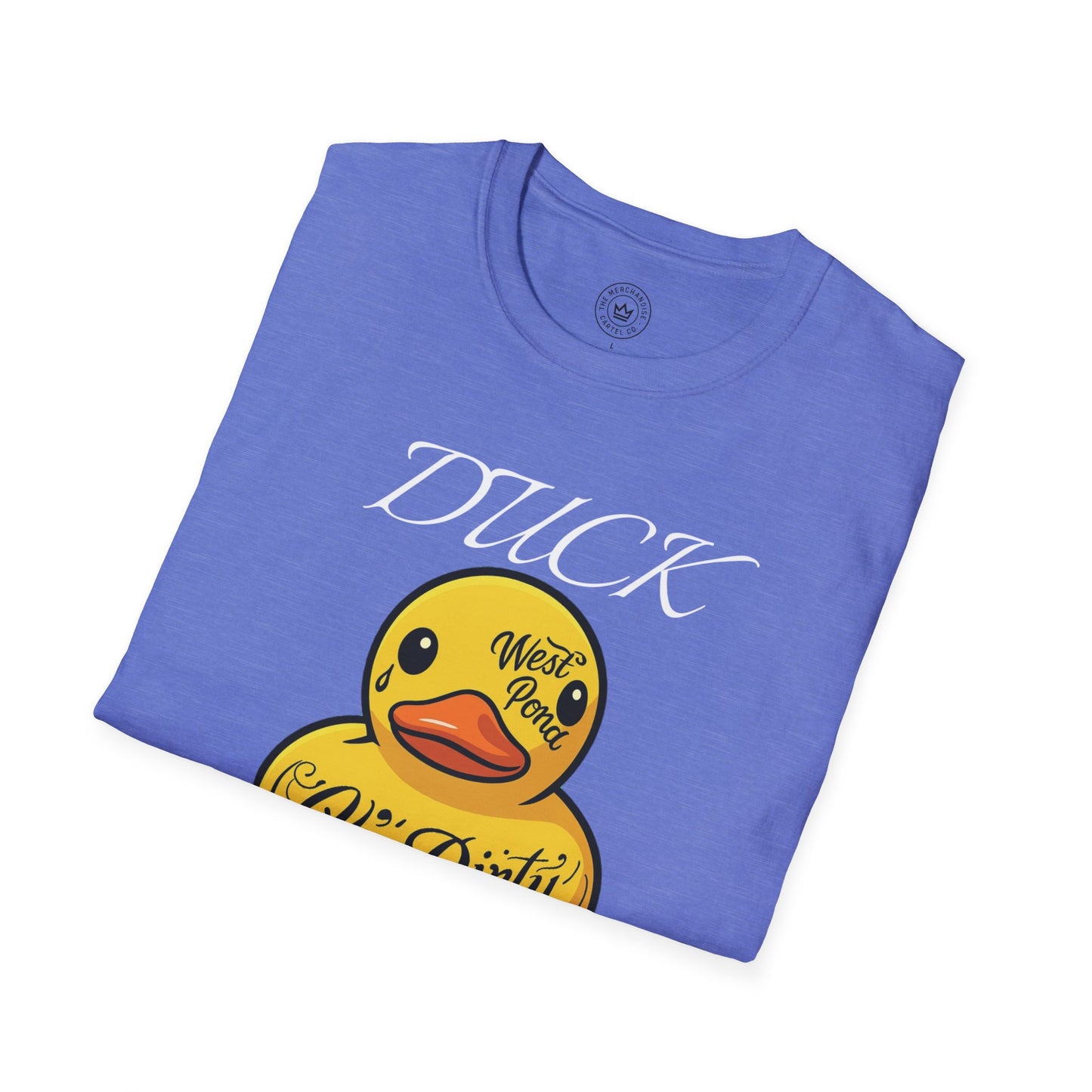 Rubber Duck Unisex T-Shirt with 'Duck Off' Design