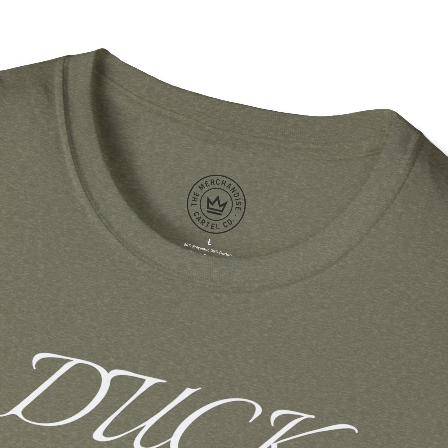 Rubber Duck Unisex T-Shirt with 'Duck Off' Design
