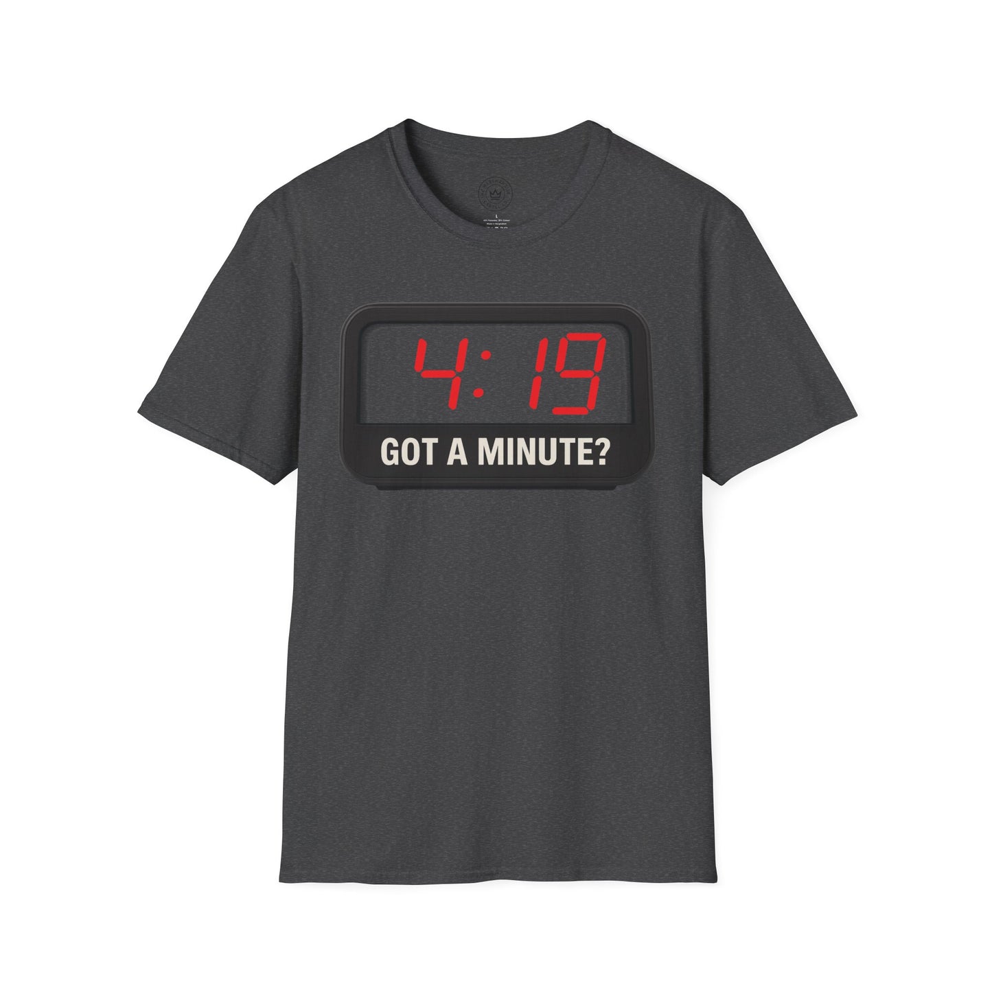 4:19 'Got a Minute' Clock Design