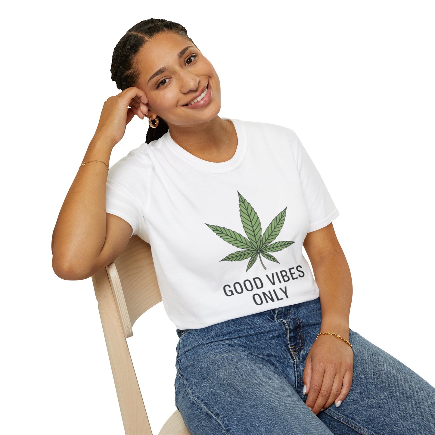 Good Vibes Leaf T-Shirt
