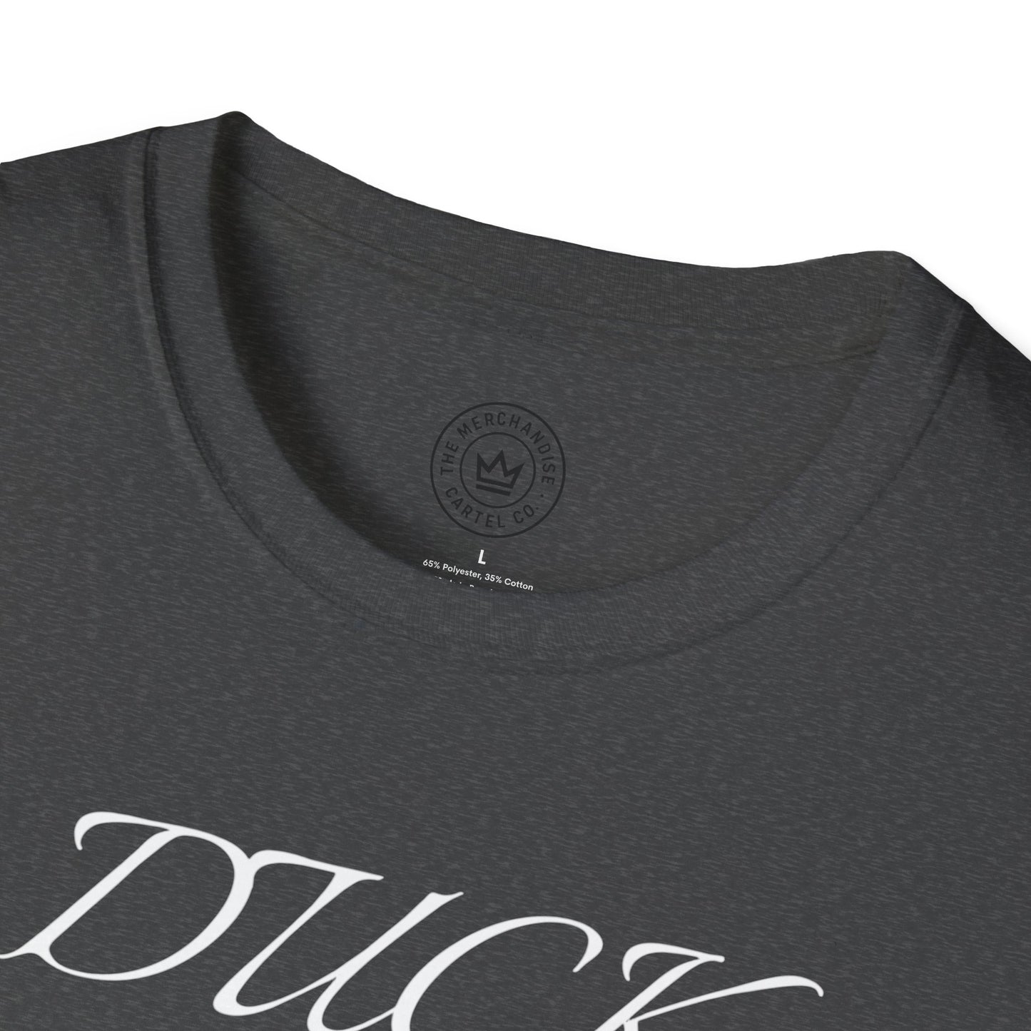 Rubber Duck Unisex T-Shirt with 'Duck Off' Design