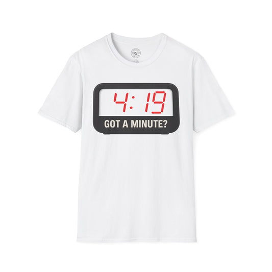 4:19 'Got a Minute' Clock Design