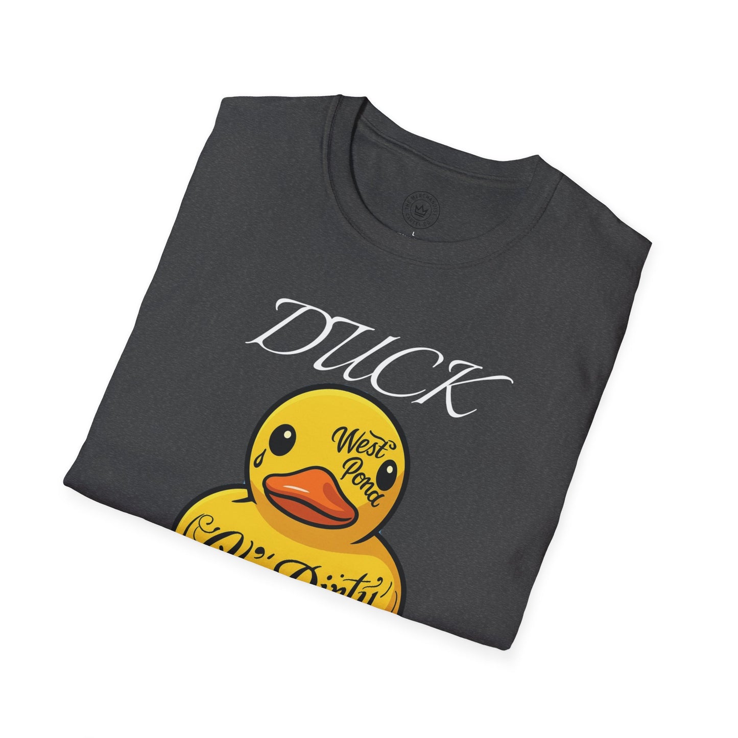 Rubber Duck Unisex T-Shirt with 'Duck Off' Design