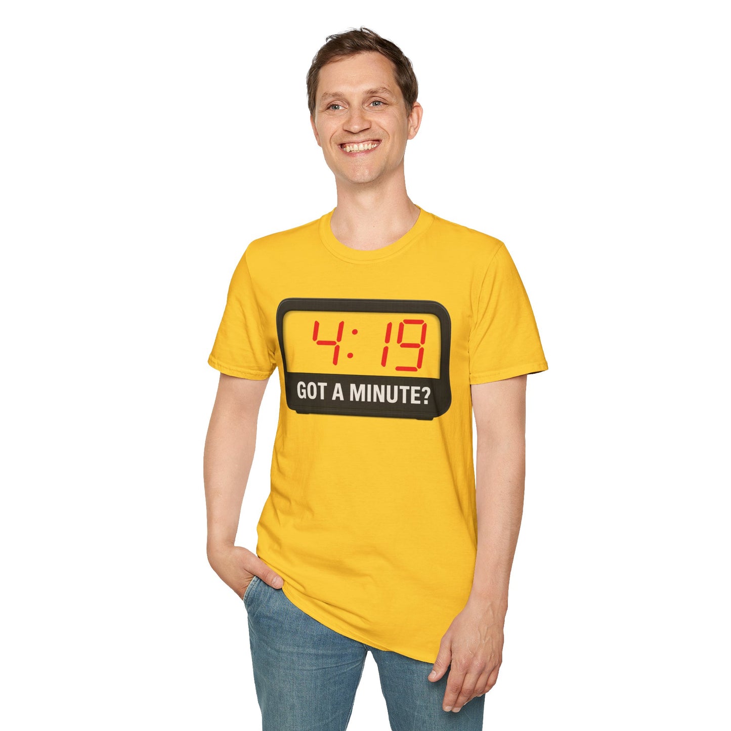 4:19 'Got a Minute' Clock Design