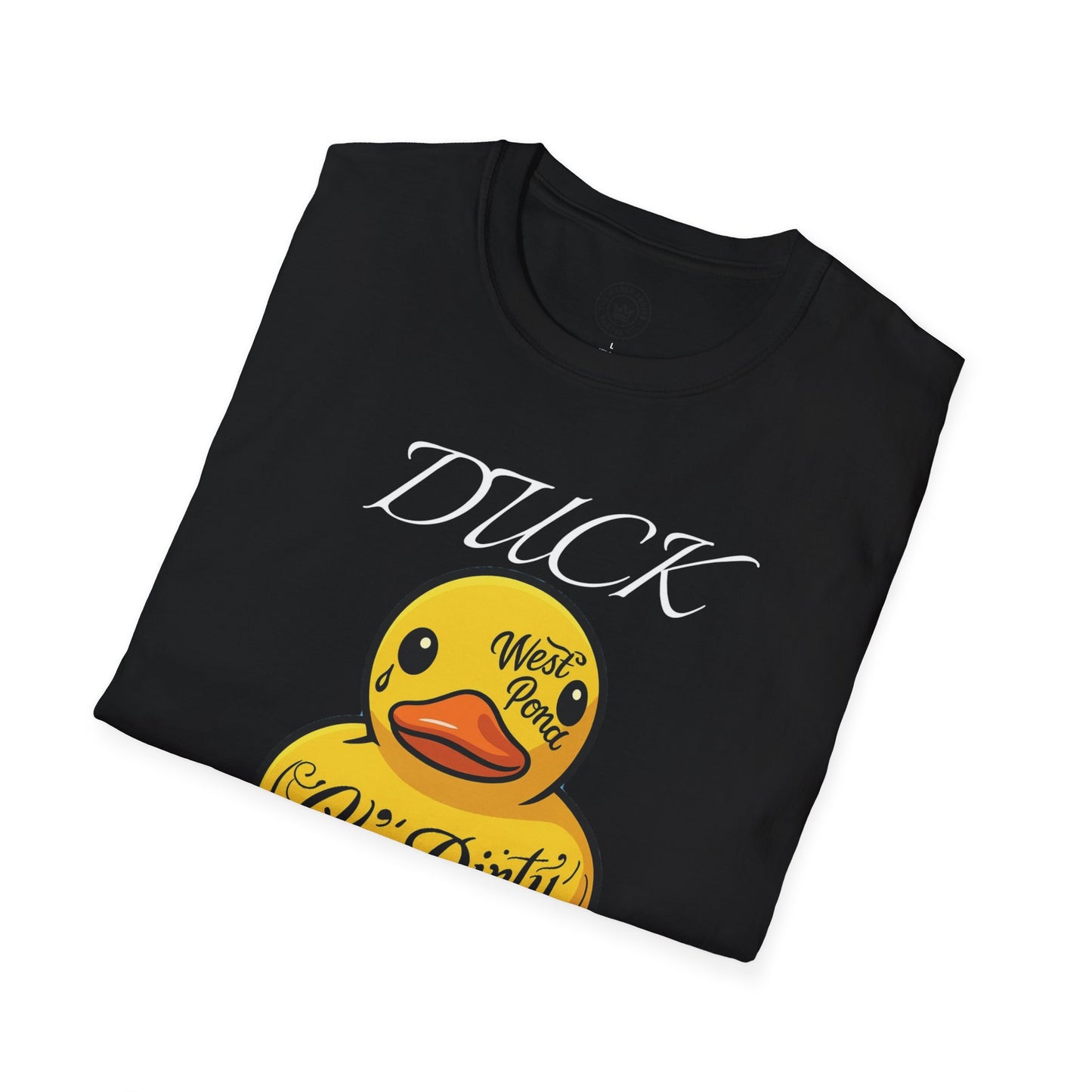 Rubber Duck Unisex T-Shirt with 'Duck Off' Design