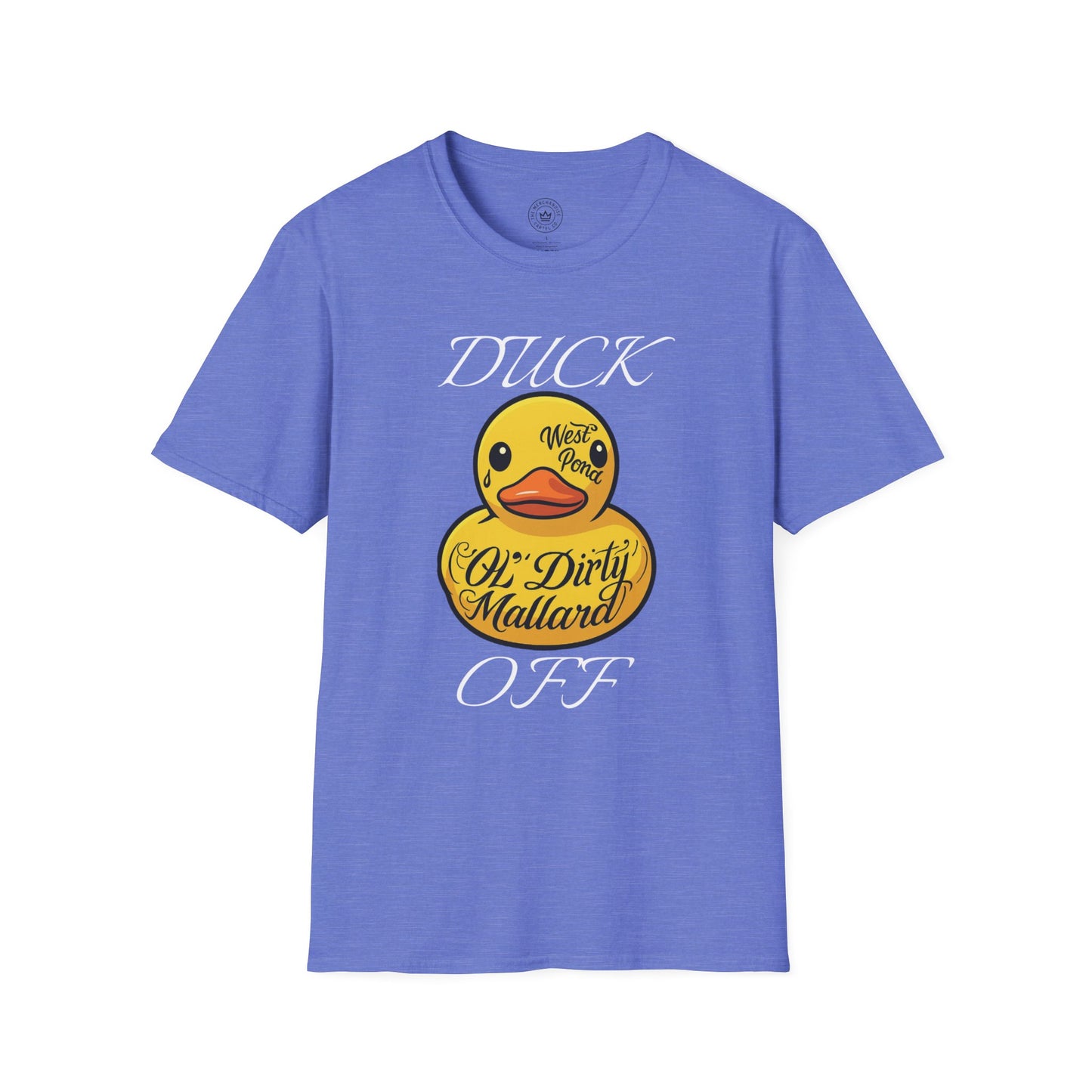 Rubber Duck Unisex T-Shirt with 'Duck Off' Design