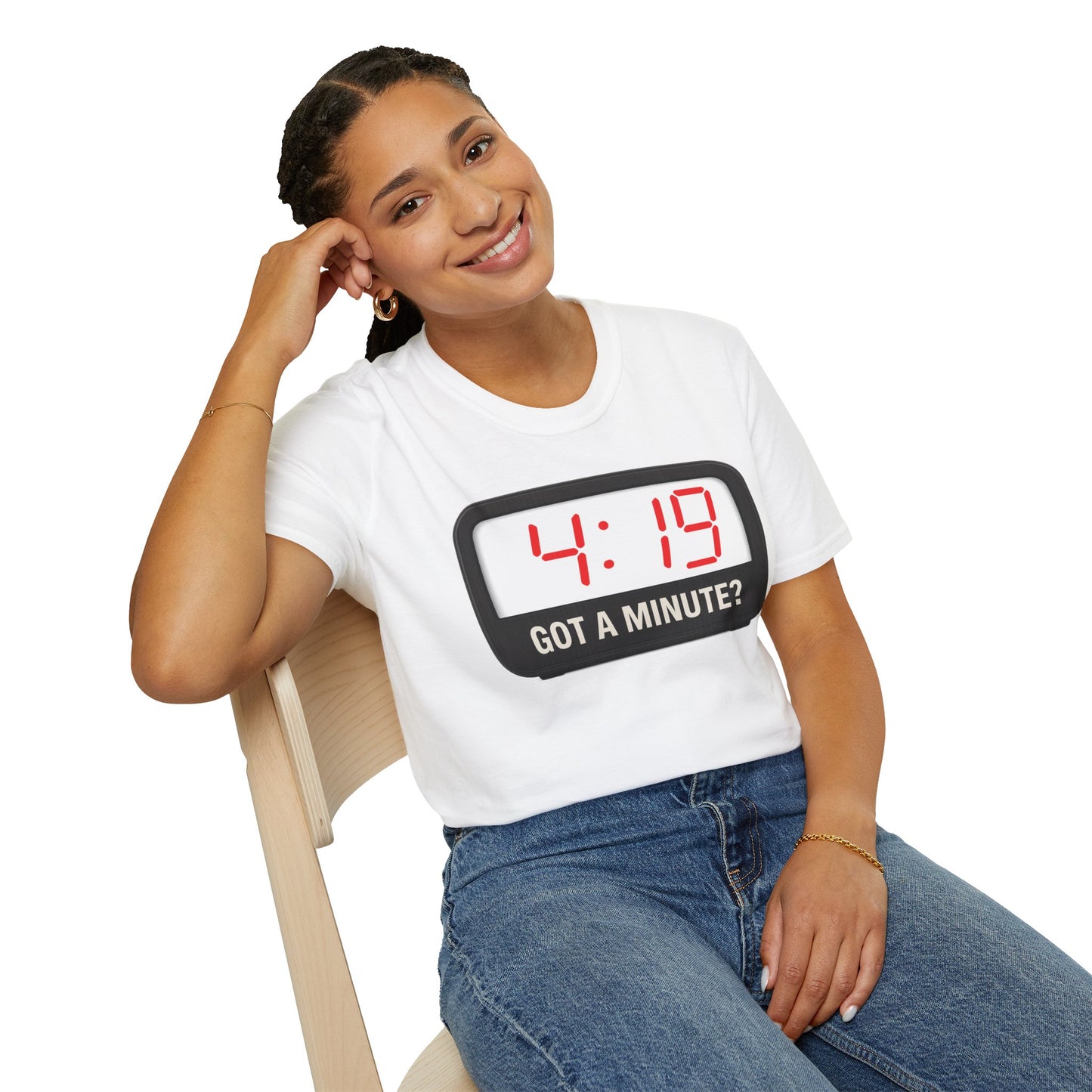 4:19 'Got a Minute' Clock Design