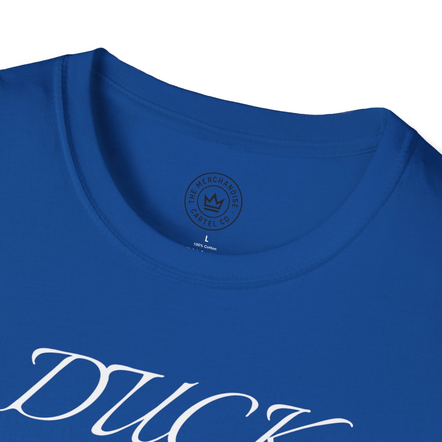 Rubber Duck Unisex T-Shirt with 'Duck Off' Design