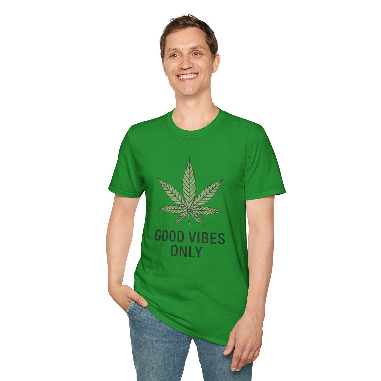 Good Vibes Leaf T-Shirt