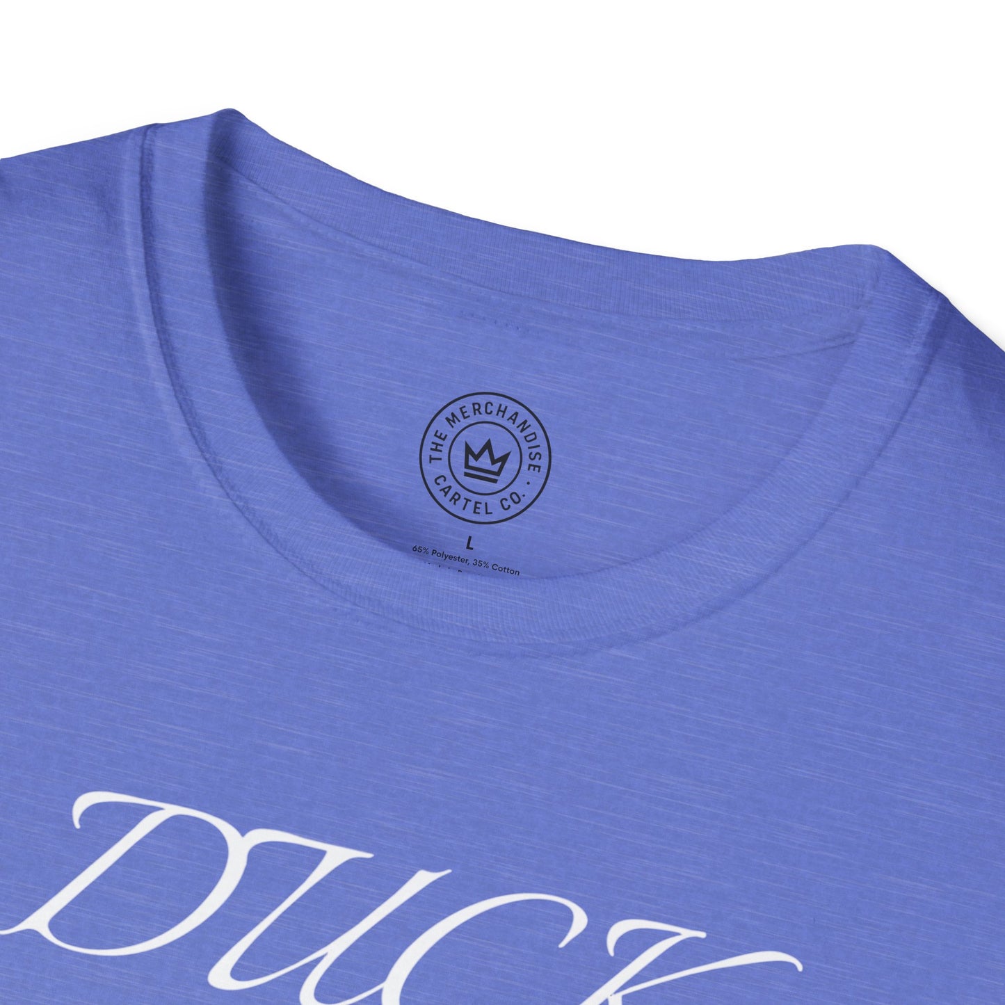 Rubber Duck Unisex T-Shirt with 'Duck Off' Design