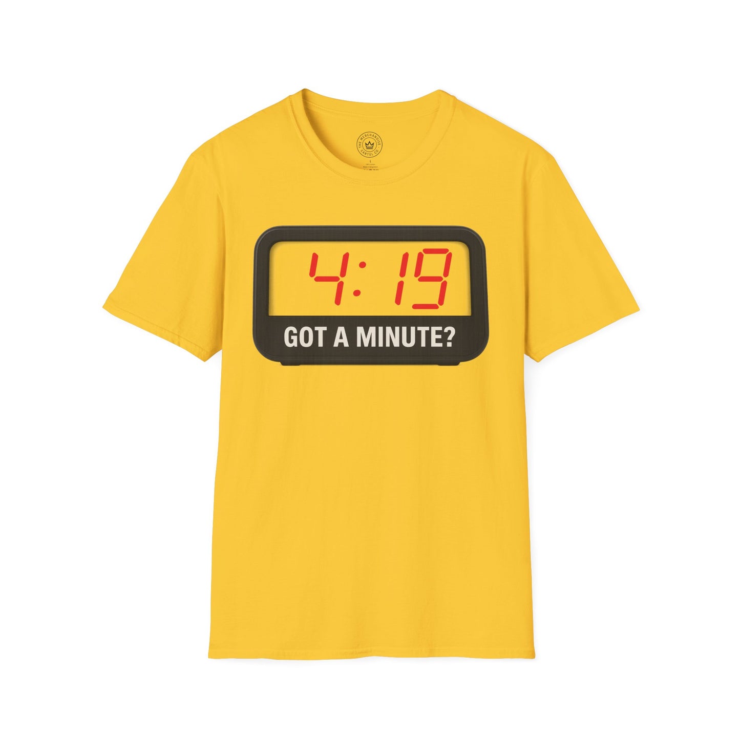 4:19 'Got a Minute' Clock Design