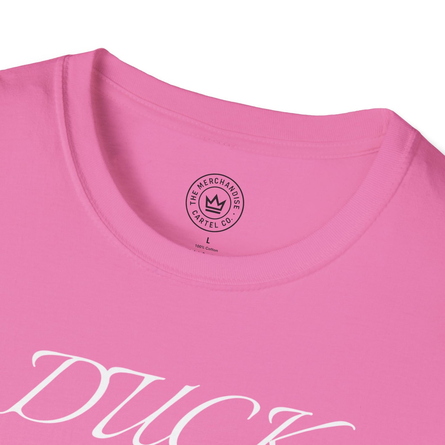Rubber Duck Unisex T-Shirt with 'Duck Off' Design