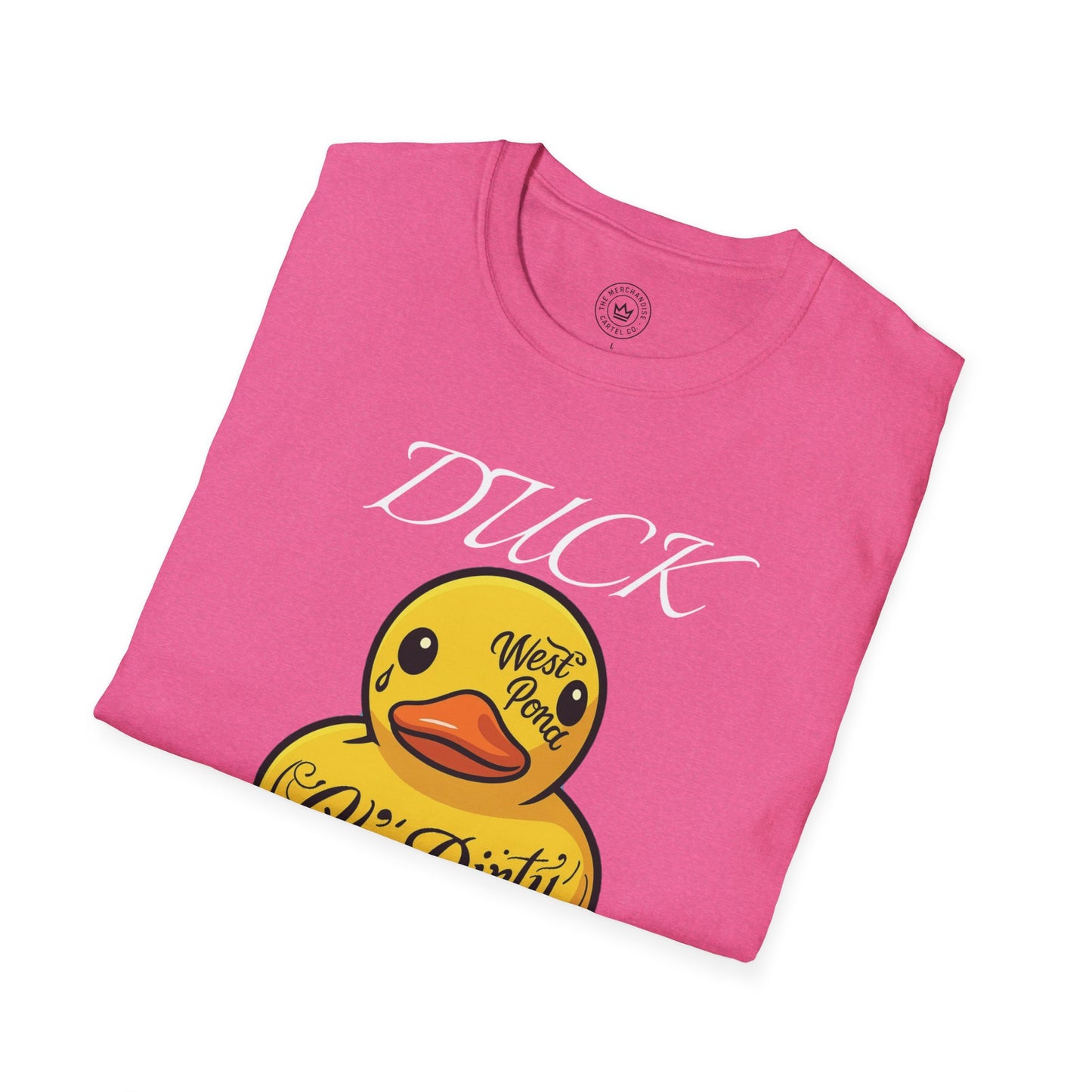 Rubber Duck Unisex T-Shirt with 'Duck Off' Design