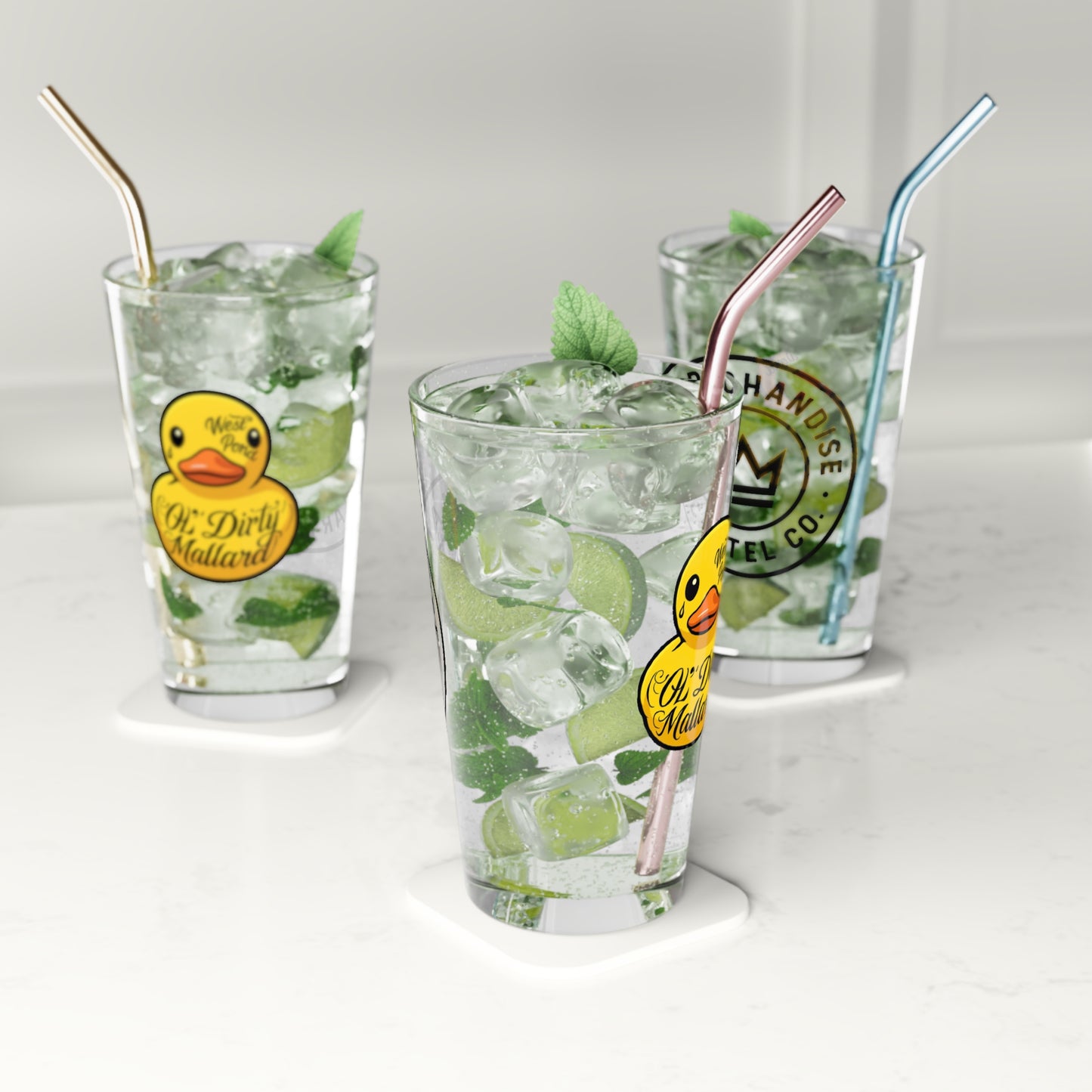 Ol Dirty Mallard Pint Glass