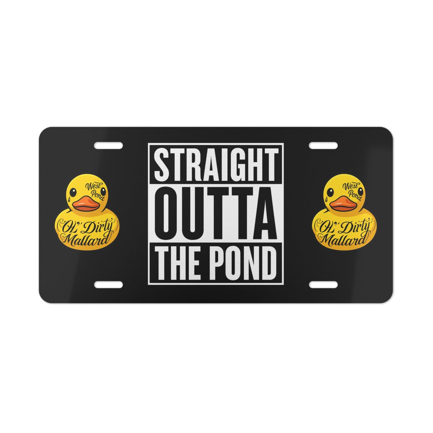 Straight Outta The Pond License Plate