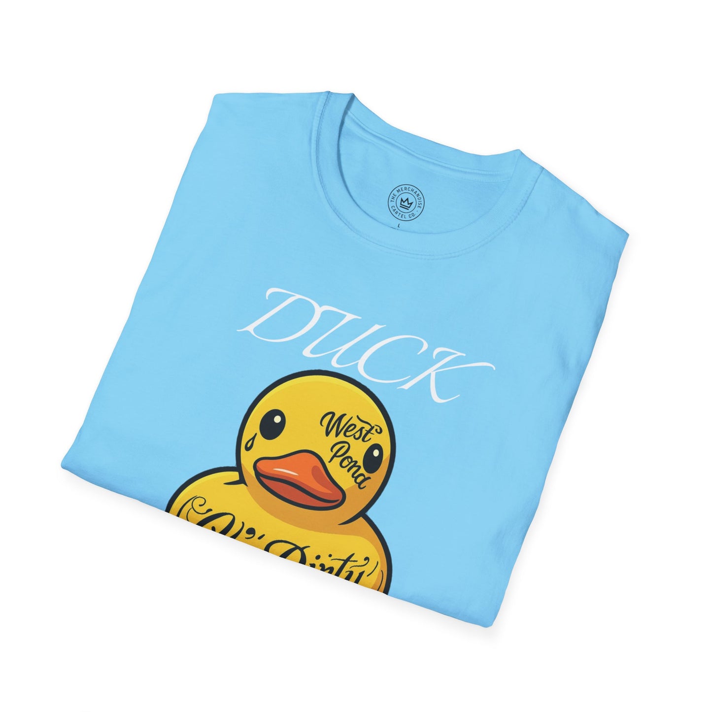 Rubber Duck Unisex T-Shirt with 'Duck Off' Design