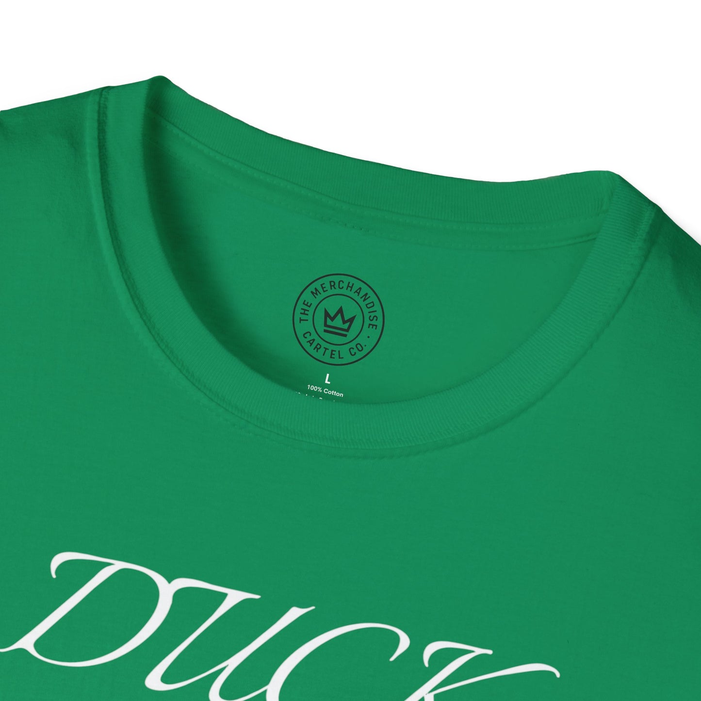 Rubber Duck Unisex T-Shirt with 'Duck Off' Design
