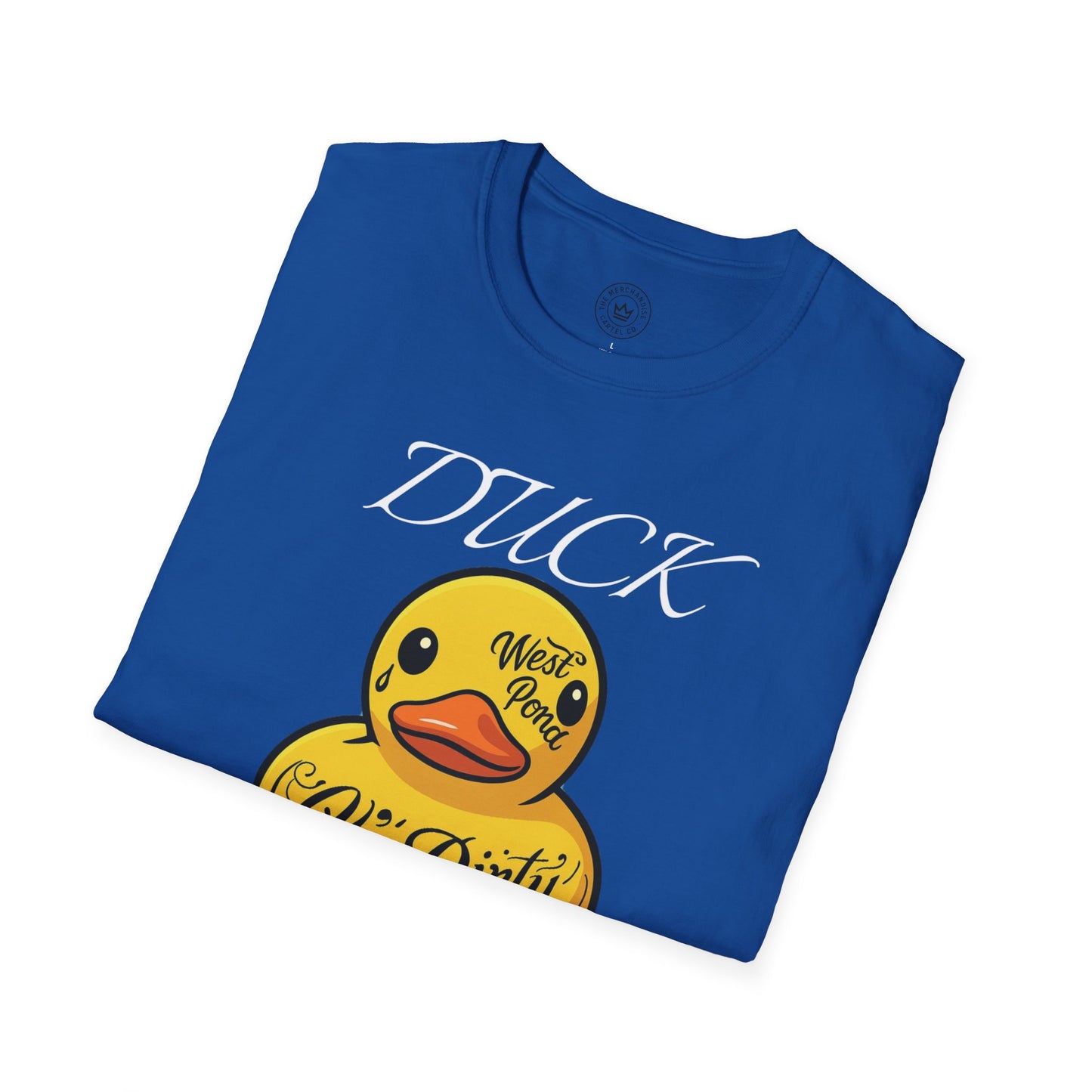 Rubber Duck Unisex T-Shirt with 'Duck Off' Design