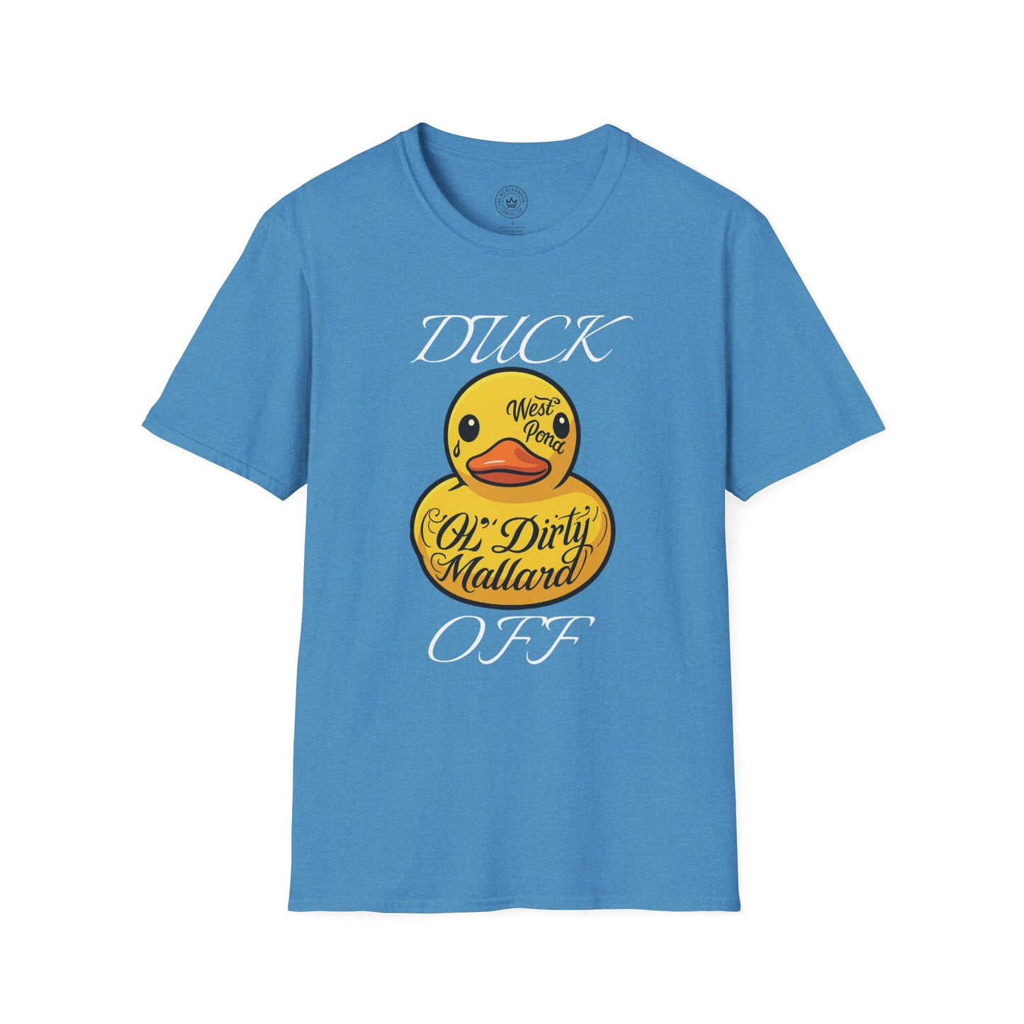 Rubber Duck Unisex T-Shirt with 'Duck Off' Design