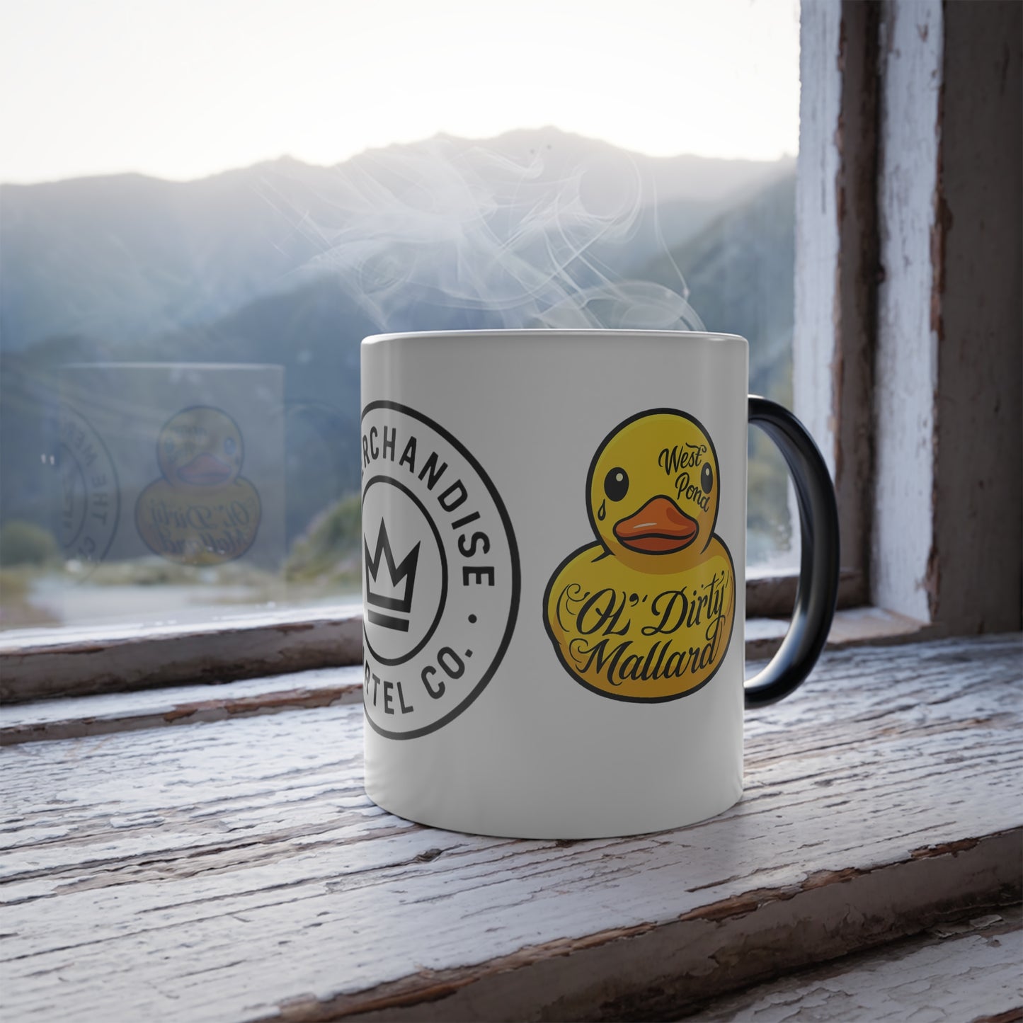 Ol Dirty Mallard- Fun Heat Changing Coffee Cup