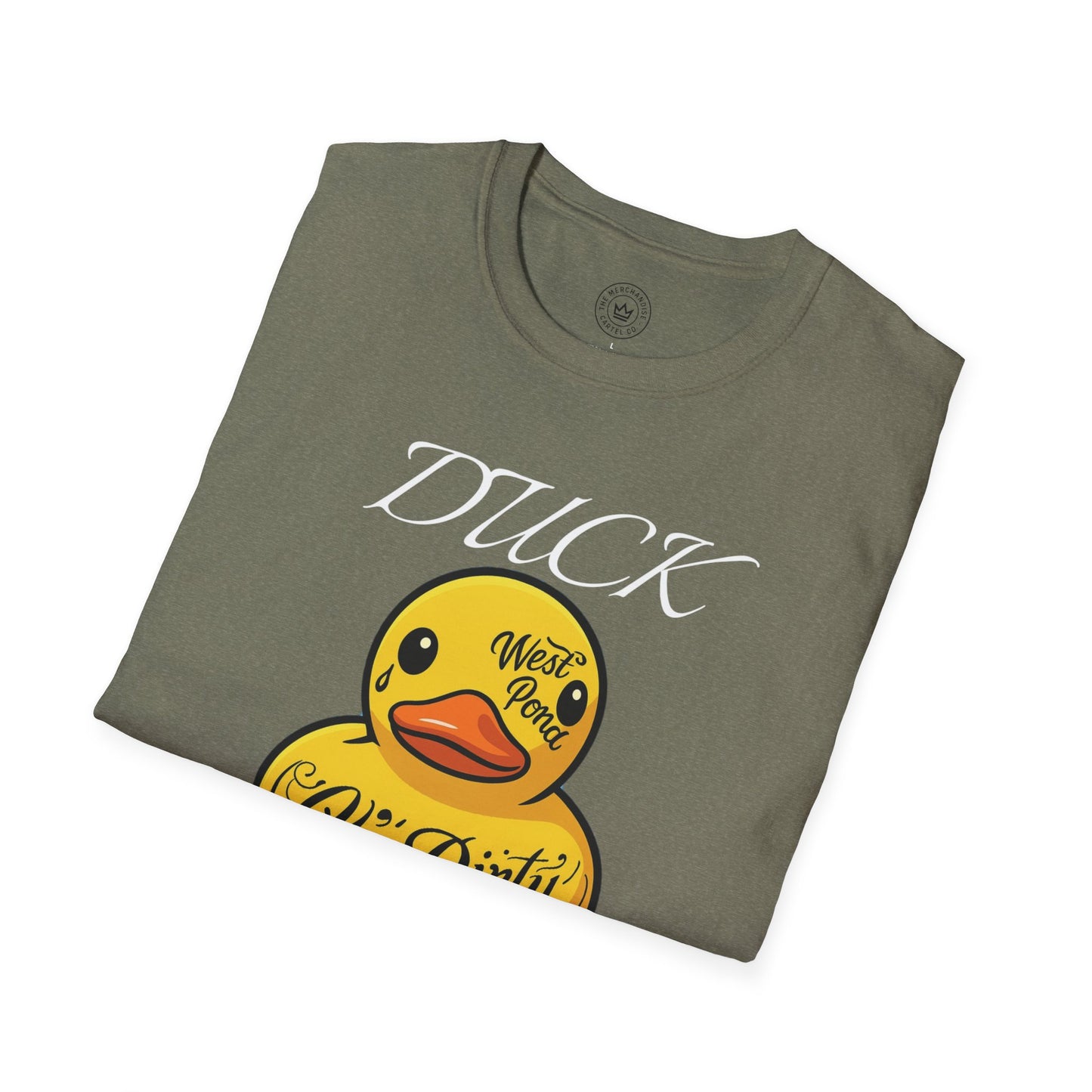 Rubber Duck Unisex T-Shirt with 'Duck Off' Design