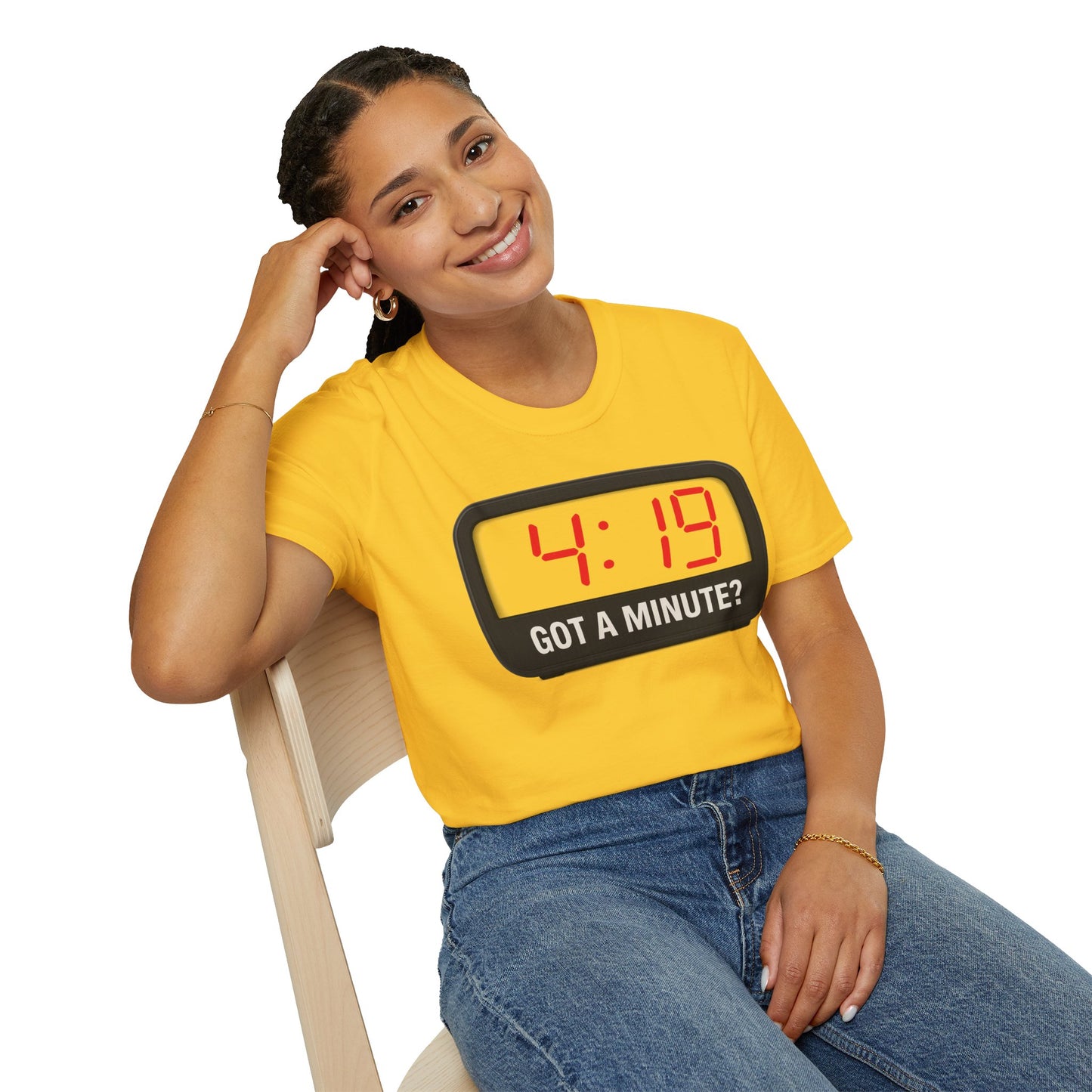 4:19 'Got a Minute' Clock Design