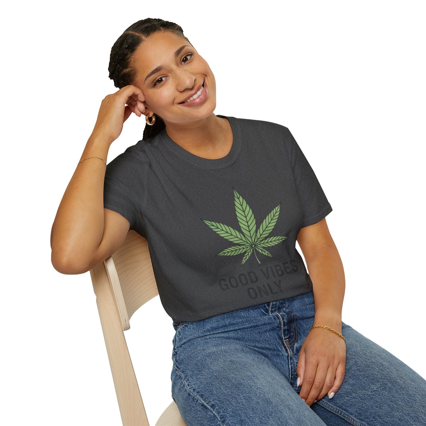 Good Vibes Leaf T-Shirt
