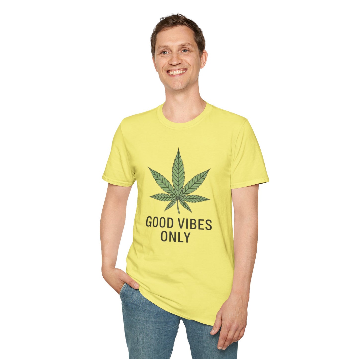 Good Vibes Leaf T-Shirt