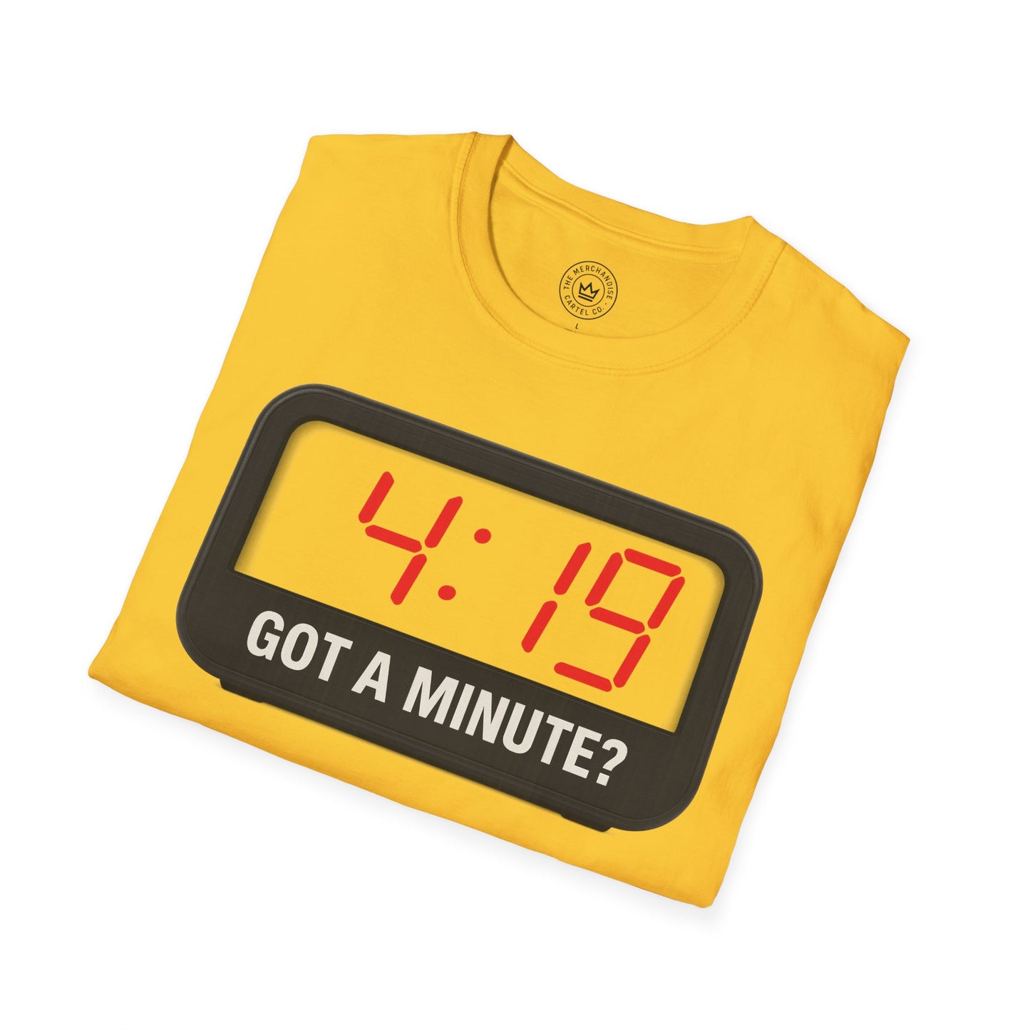 4:19 'Got a Minute' Clock Design