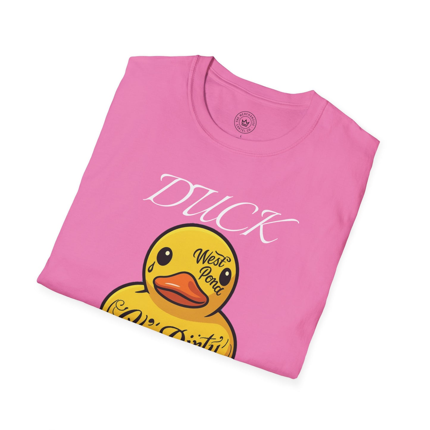 Rubber Duck Unisex T-Shirt with 'Duck Off' Design