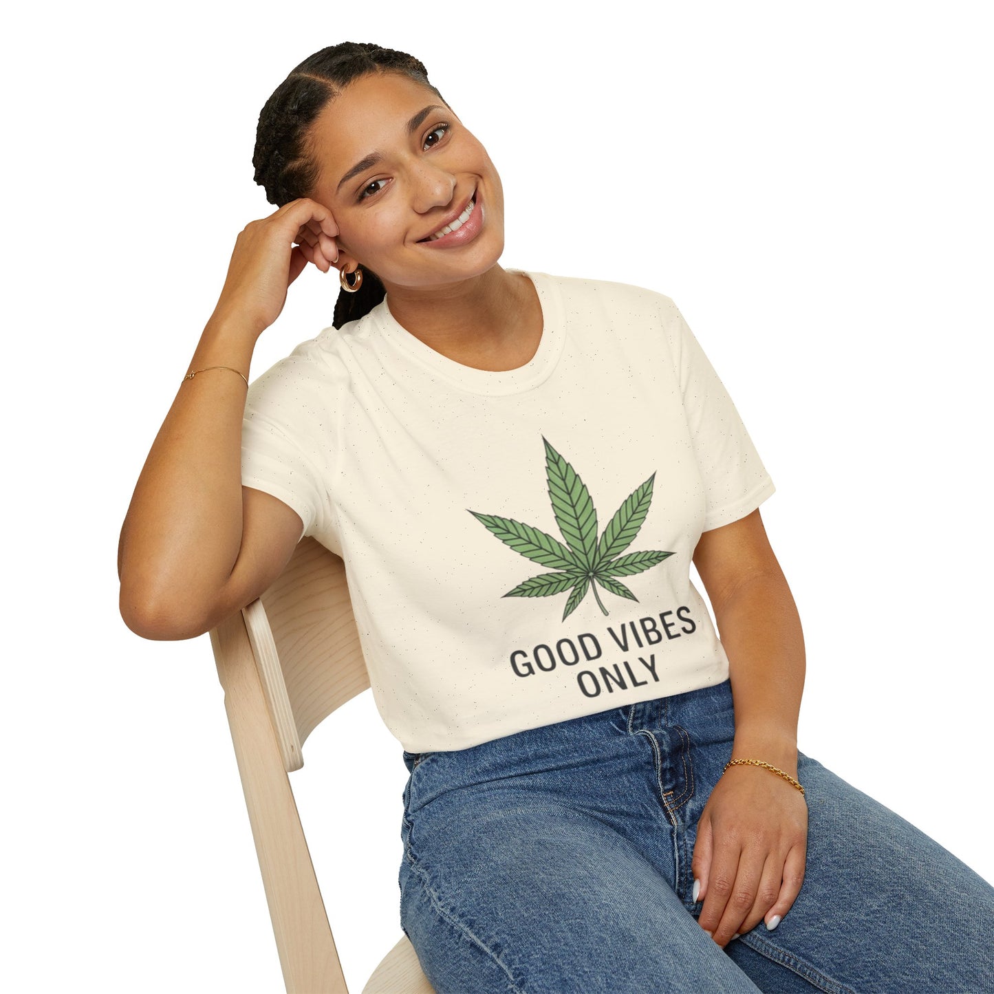 Good Vibes Leaf T-Shirt